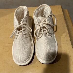 Ugg neural natural canvas beige ankle boot in women’s size 6 1119597